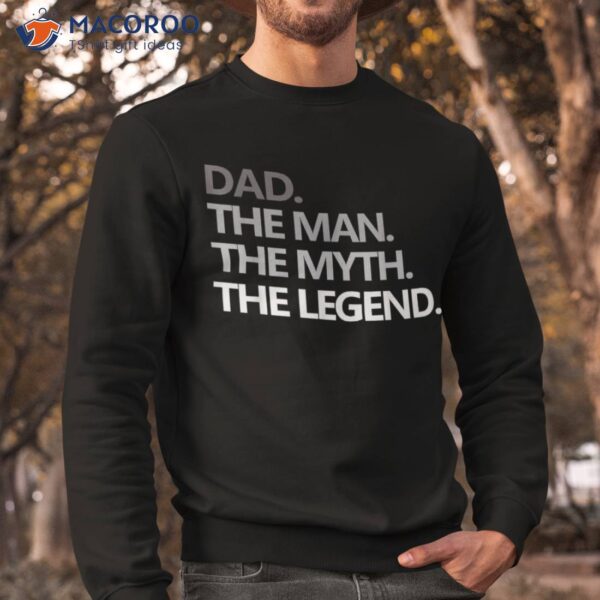 Dad The Man The Myth The Legend Shirt, Top Father’s Day Gifts