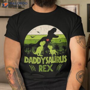daddysaurus rex gift ideas for father t shirt men cool