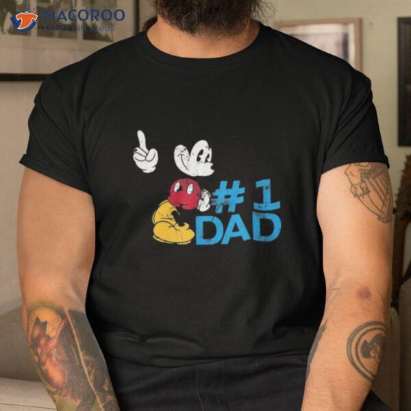 Disney Mickey Mouse First Father’s Day Gift Diy  T-Shirt