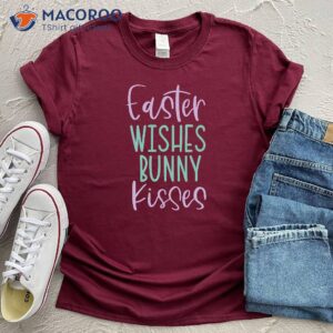 easter wishes bunny kisses t shirt 2