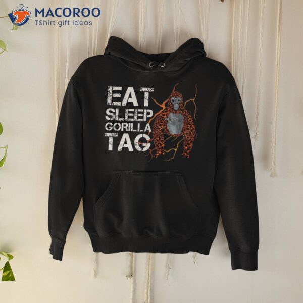 Eat Sleep Gorilla Tag Shirt