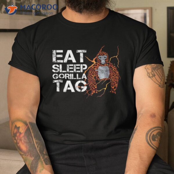 Eat Sleep Gorilla Tag Shirt