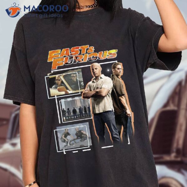 Fast And Furious Anniversary Dominic Toretto, Brian O’conner T-Shirt