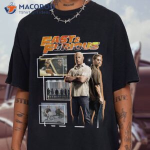 Fast And Furious Anniversary Dominic Toretto, Brian O’conner T-Shirt