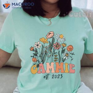 gammie grandma est 2023 t shirt great mothers day gift 3