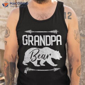 grandpa bear funny father s day gift shirt tank top