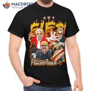 guy fieri welcome to flavortown t shirt 0