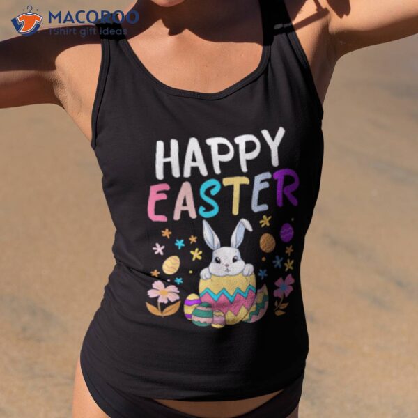 Happy Easter Day Rabbit Bunny Tank Top