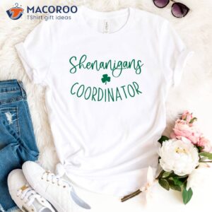 happy saint patrick s day gifts shenanigans coordinator shirt 1