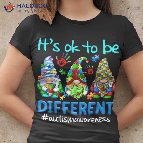 He Its Ok To Be Different T-Shirt, First Father’s Day Gift Diy