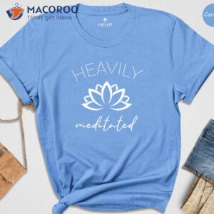 heavily meditated yoga t shirt 2