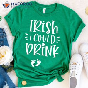 Irish I Could Drink St Patricks Day T-Shirt, Presents For St Patrick’s Day