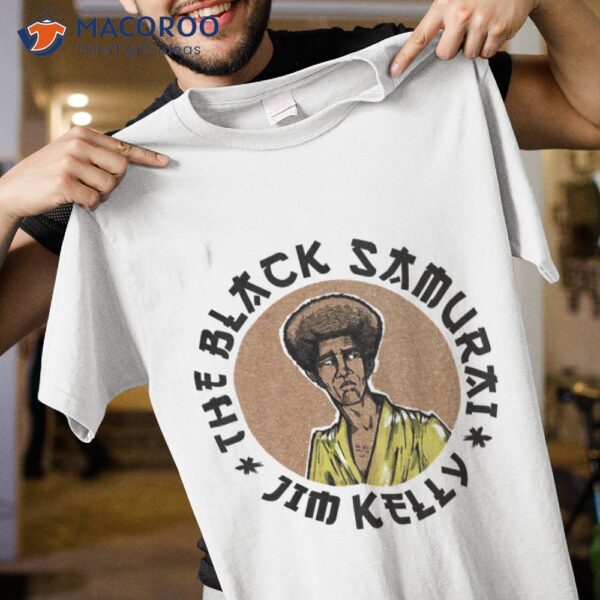 Jim Kelly Black Samurai Enter The Dragon Vintage T-Shirt