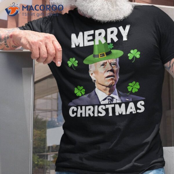 Joe Biden Confused Funny St Patricks Day Shirt