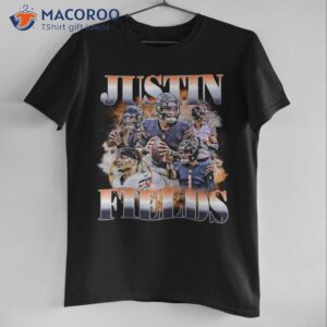 justin fields chicago vintage retro 90s t shirt 2