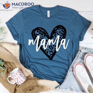 leopard heart mama t shirt perfect new mom gifts 2
