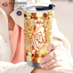 mama bear strong as a mother stainless steel tumbler 2