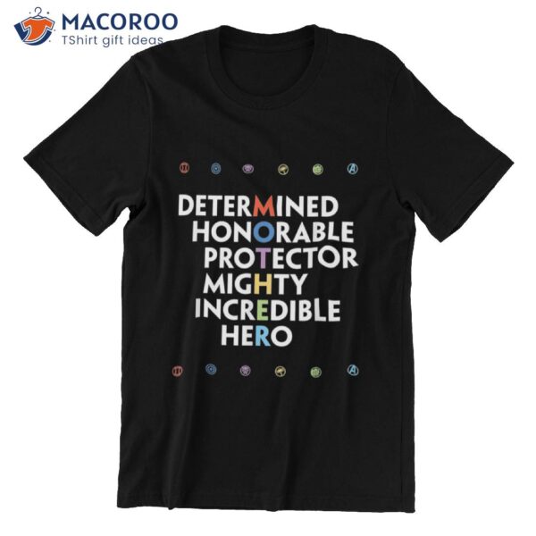 Marvel Avengers Super Hero Mother To Be Gift Ideas T-Shirt