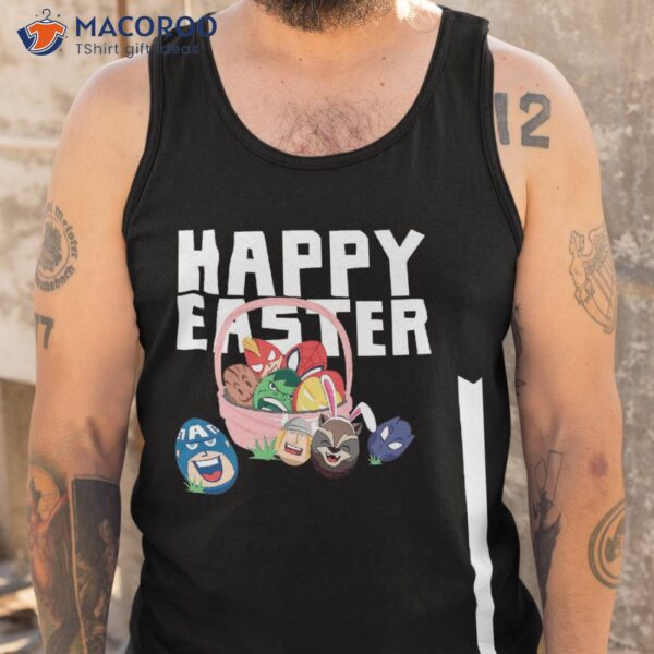 Marvel Eggs Happy Easter Shirt