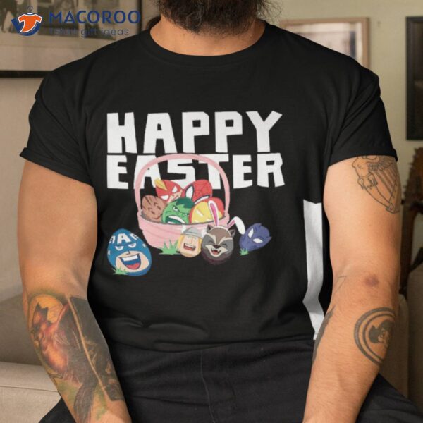 Marvel Eggs Happy Easter Shirt