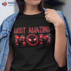 marvel gifts for my mom spider man most amazing mom shirt tshirt