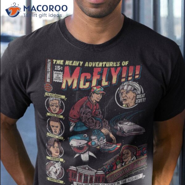 McFly Comic Great Scott Movie Comic Mashup Parody T-Shirt