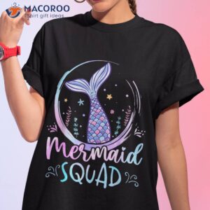 Mermaid Birthday Squad Party Good Mothers Birthday Gifts Shirt