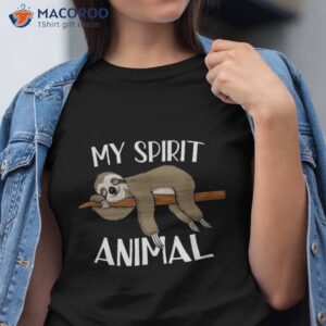 my spirit animal wolverines sloth shirt tshirt