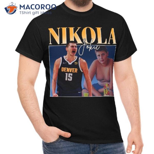 Nikola Jokic Vintage Retro 90s T-Shirt