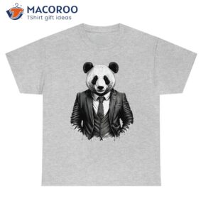 panda bear business t shirt 2