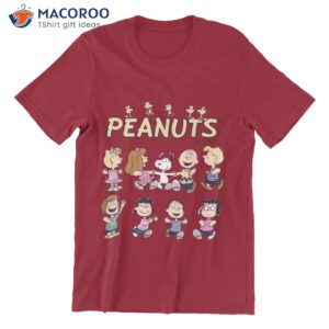 peanuts snoopy friends dancing t shirt t shirt