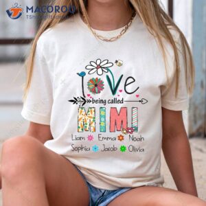personalized custom name love being called mimi t shirt 3
