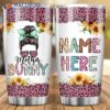 Personalized Custom Name Mother Bunny Stainless Steel Tumbler