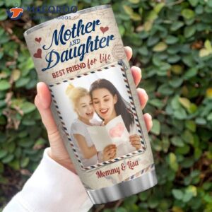 personalized name mother and daughter best friend for life stainless steel tumbler 2