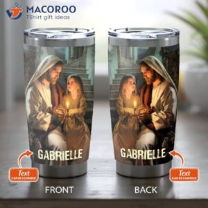 personalized the life of jesus stainless steel tumbler 1