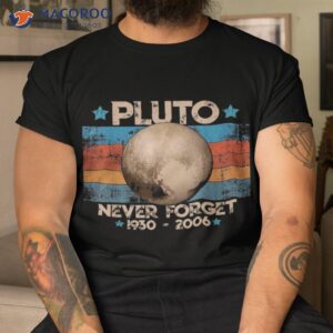 pluto nerdy astronomy space science shirt tshirt