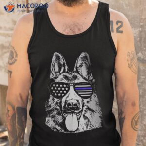 Police Dog Thin Blue Line Gift Shirt 3 police dog thin blue line gift shirt tank top