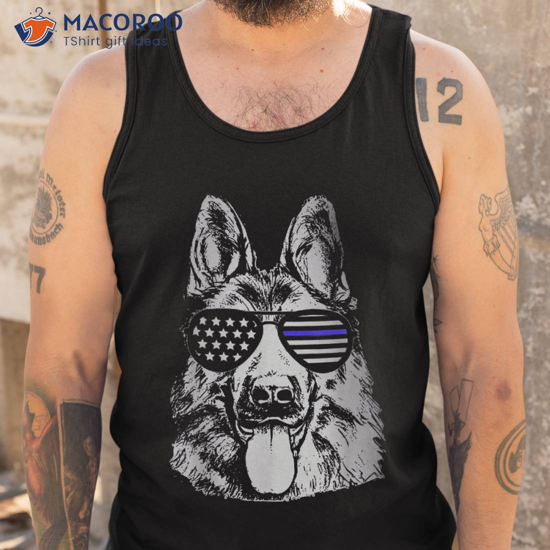 Police Dog Thin Blue Line Gift Shirt Police Dog Thin Blue Line Gift Shirt