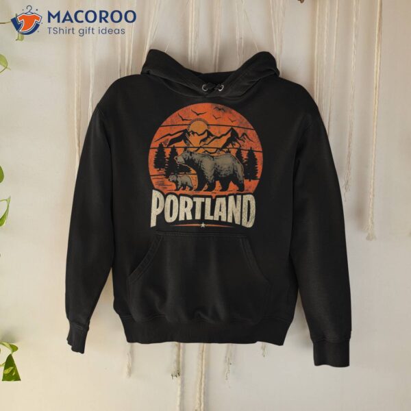 Portland Oregon National Park Travel Bears Shirt