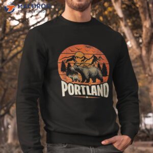 portland oregon national park travel bears shirt sweatshirt