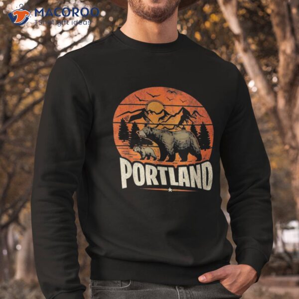 Portland Oregon National Park Travel Bears Shirt