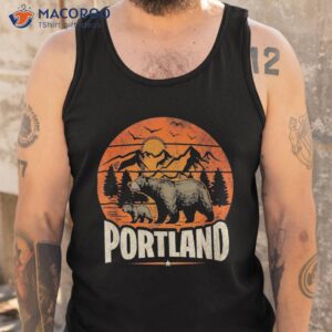 portland oregon national park travel bears shirt tank top