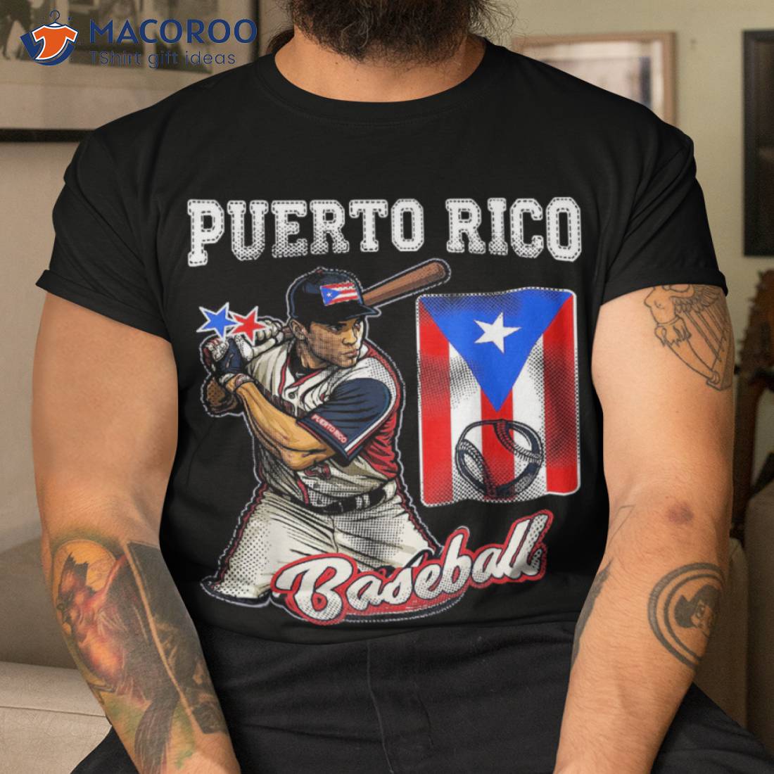 Puerto Rico Baseball Shirt