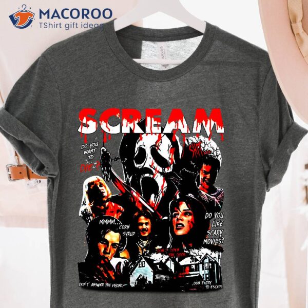 Retro 90s Scream Movie T-Shirt