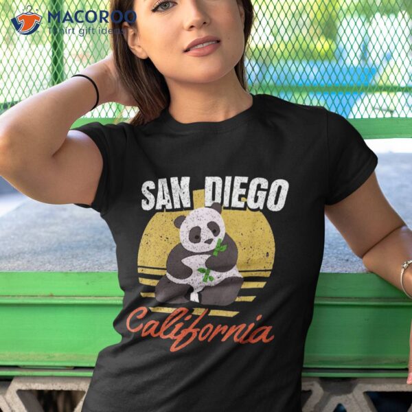 San Diego Shirt-Retro Panda Zoo-California State Tank Top