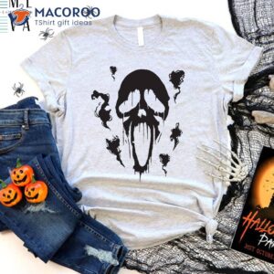 scream ghost face scary movie t shirt 0