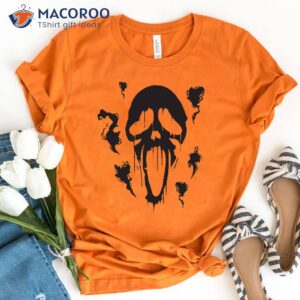 scream ghost face scary movie t shirt 2