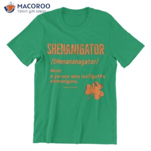 shenanigator funny st patrick s day gifts t shirt t shirt