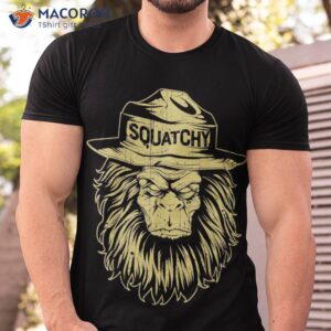 squatchy smokey the bear t shirts vintage men