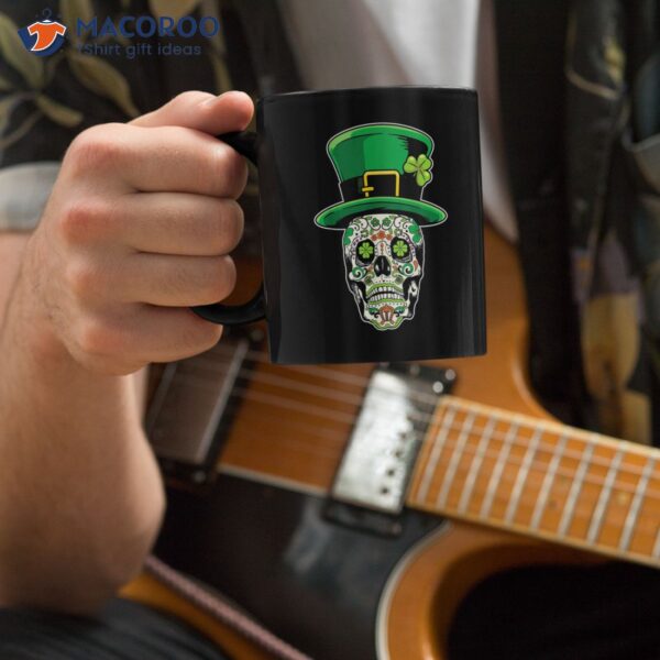 Sugar Skull Of Dead Rae Dunn St Patricks Mug